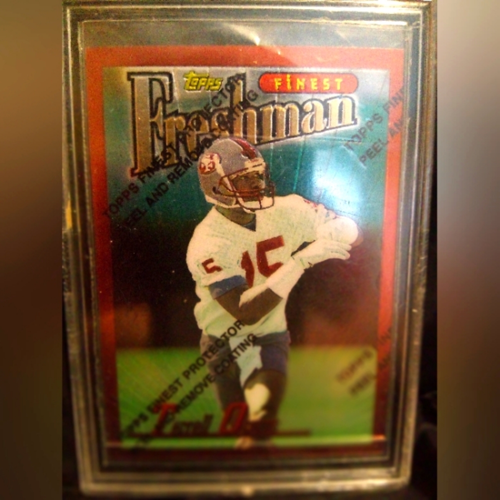 Topps Finest Terrell Owens Freshman Rookie Card